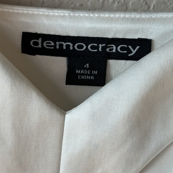 Democracy Black and White Cocktail Dress Size 4 - Picture 11 of 16